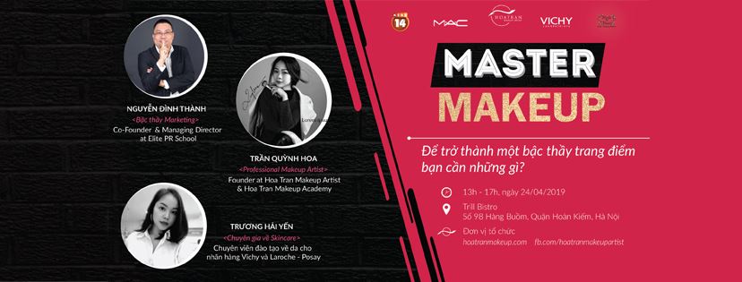 Sự kiên Master Makeup Tháng 4/2019 - HoaTranMakeup