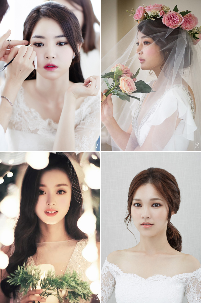  Trang điểm cô dâu theo phong cách Hàn Quốc mắt khói